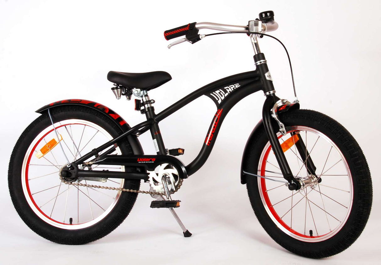 Dětské kolo Volare Miracle Cruiser - Boys - 18 palců - Matt Black - Prime Collection