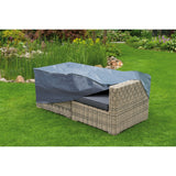 Naturgartenmöbelabdeckung für 2-Sitzer-Lounge-Sofa