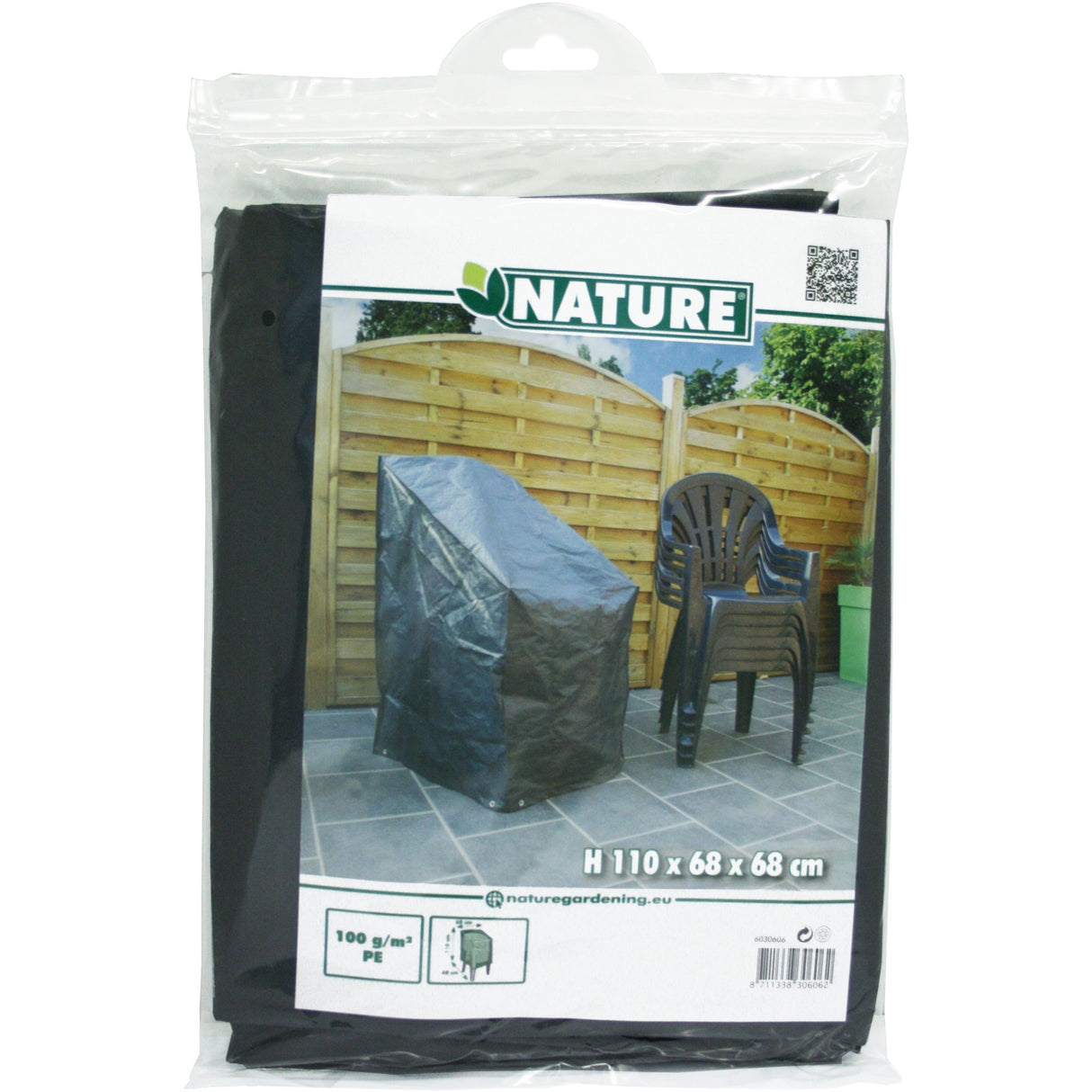 Couverture de meubles de jardin nature pour les sièges empilés