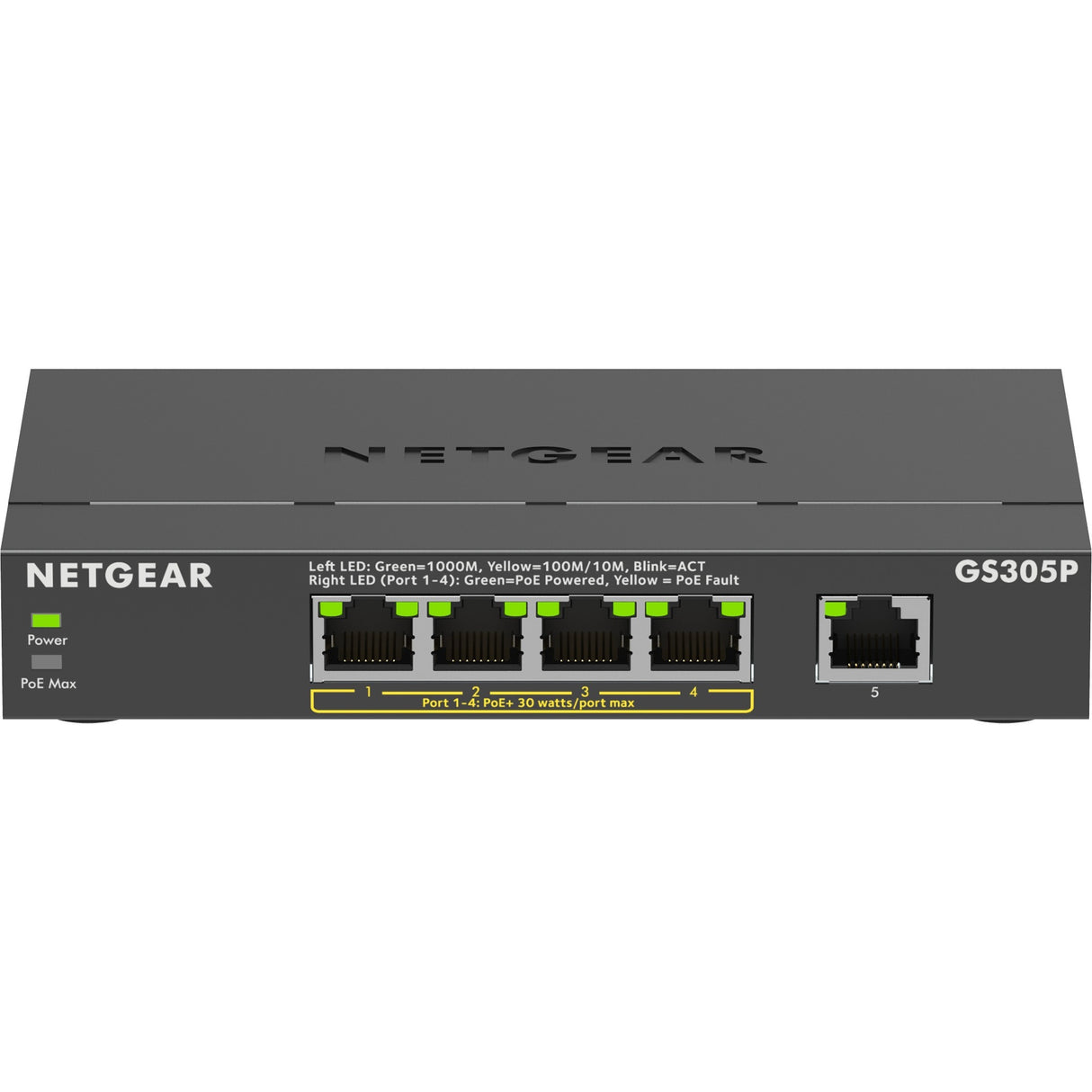 Netgear 5-Port Poe+ Gigabit Ethernet Soho Unmanaged Switch