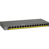 Netgear GS116LP 16-Port Poe Poe+ Gigabit Ethernet Unmanage