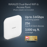 Nettogar Wax620 Ax3600 duebel Bandpoe + Multi-Gig Accis Zougang p