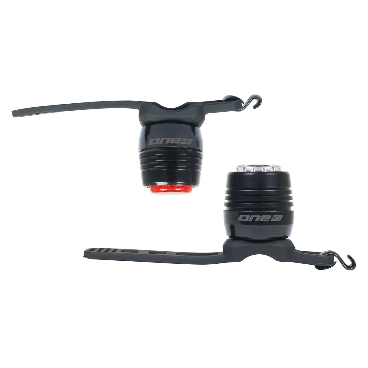 Jedna osvětlení sada 20 USB dobíjecí černá