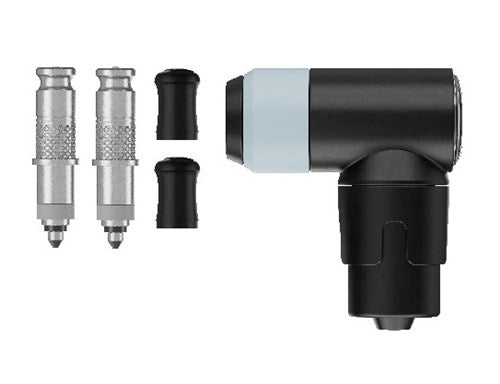 Schwalbe Conjunto de conversión de la válvula de bicicleta DV-SCV + Cabeza de la bomba Válvula Clic
