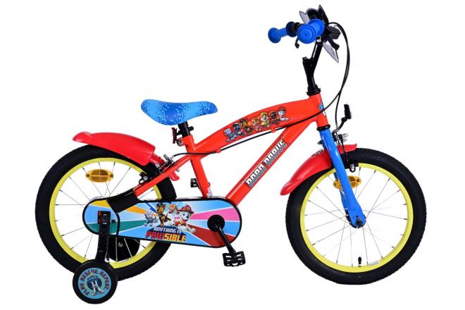 PAW PATROL CHILD'S BOKE BOYS 16 pouces rouges deux mains de deux mains