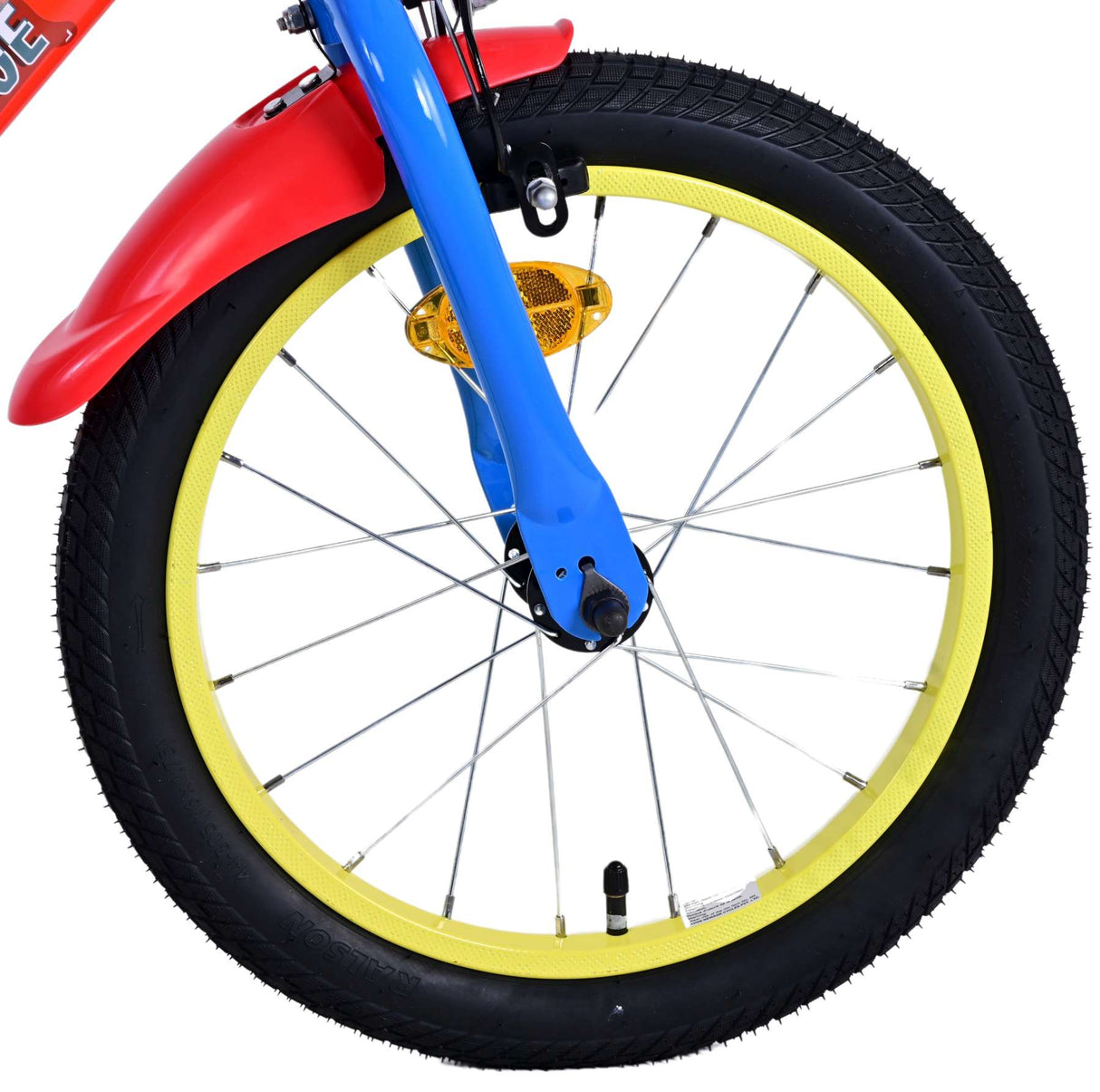 PAW PATROL CHILD'S BOKE BOYS 16 pouces rouges deux mains de deux mains
