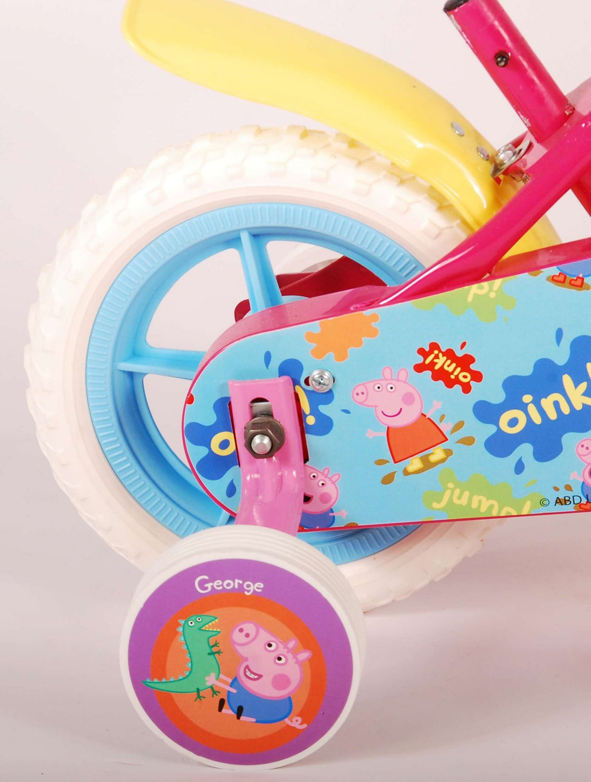 Peppa Pig Children’s Bicycle - Girls - 10 Inch - Pink Blue - Trapper