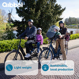 Qibbel achterzitje junior 6+ mik-hd bagagedrager grijs
