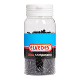Elvedes antirafeldopjes 2,3mm zwart (500x) alum. elv2012013