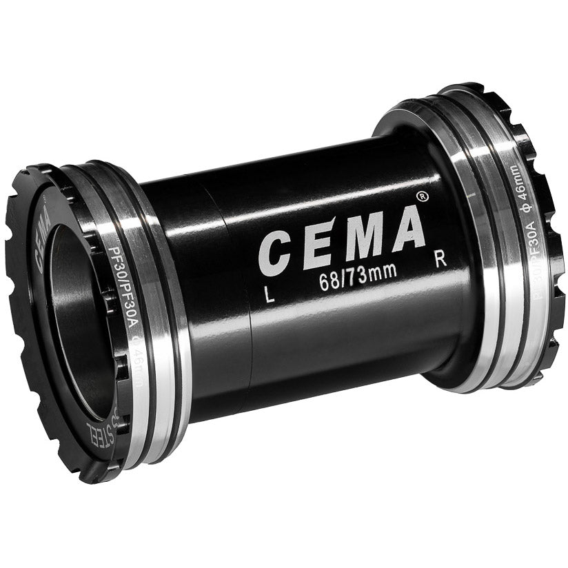 CEMA Bracketas PF30 Interlock BB30 PF30-KOCERAMIC-ZWART