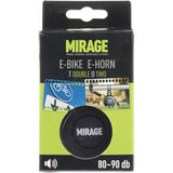 MIRAGE FIETSHOORN T-002 80 90DB 6,5 cm ABS PC Svart 2-piece