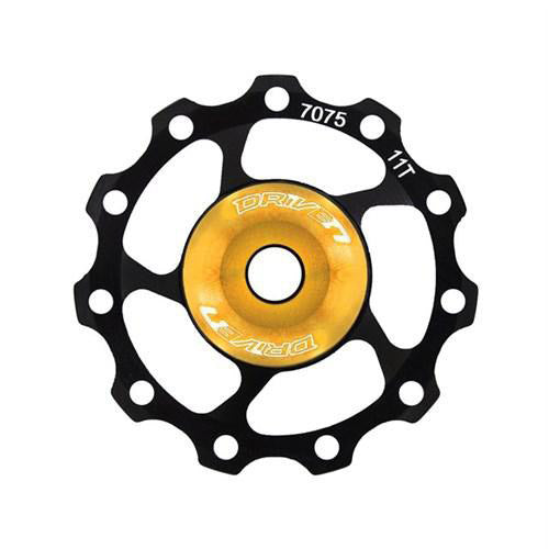 Sunrace Derailleur wheel 11T SP860-HC Alloy Gold