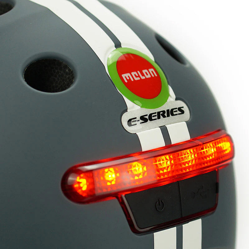 Melon Helmet with lighting e-series Highway M-L