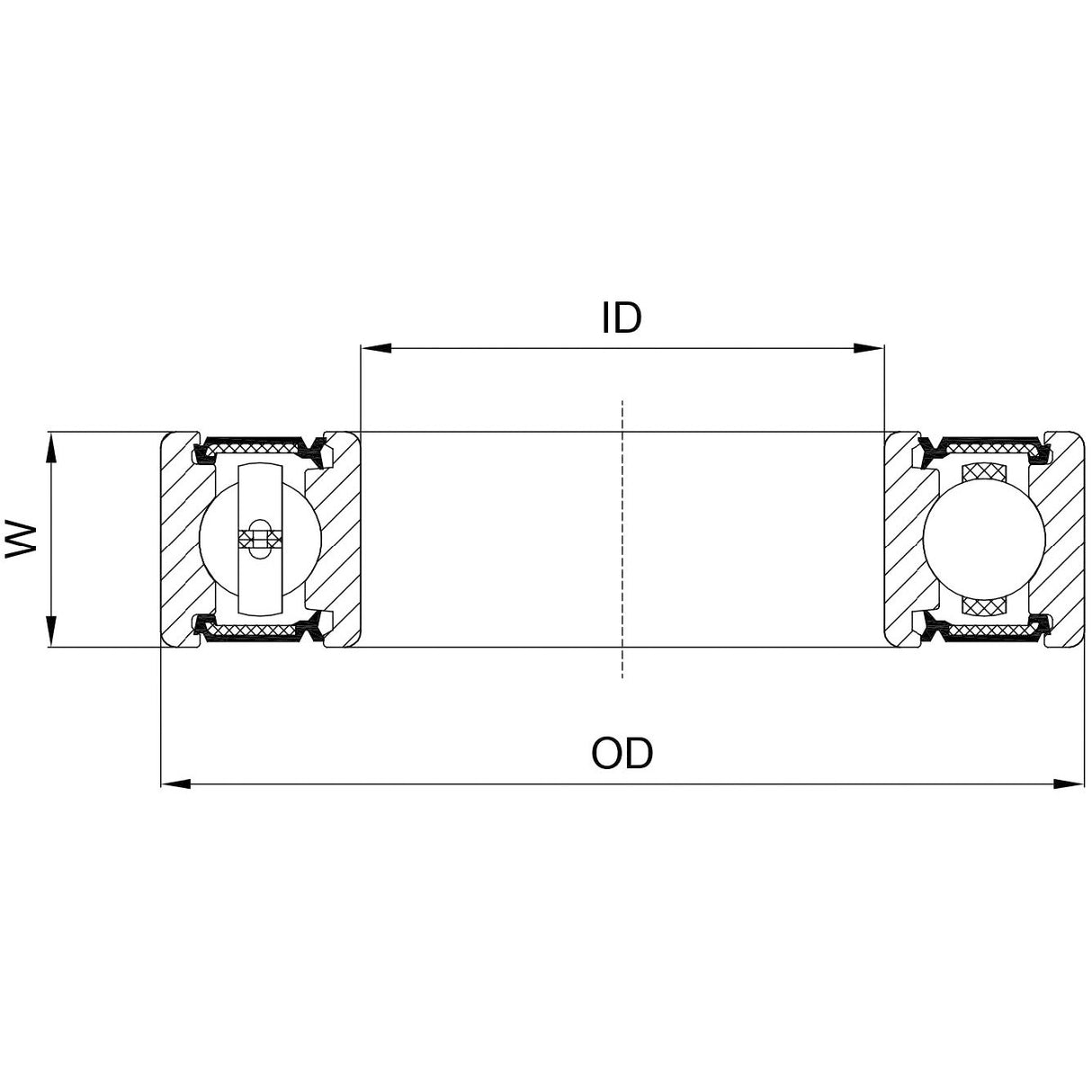 Marwi Union Kogellager CB-086 6002 2RS 15X32X9