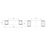 Union Kogellager Max CB-447 6001V LLU 12X28X8