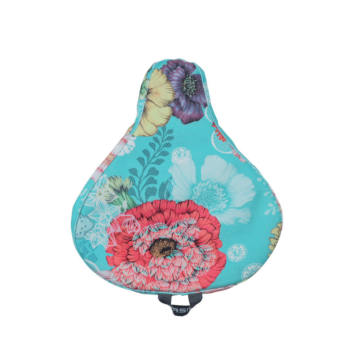 Basilikum Bloom Field - Sattelabdeckung - Blau