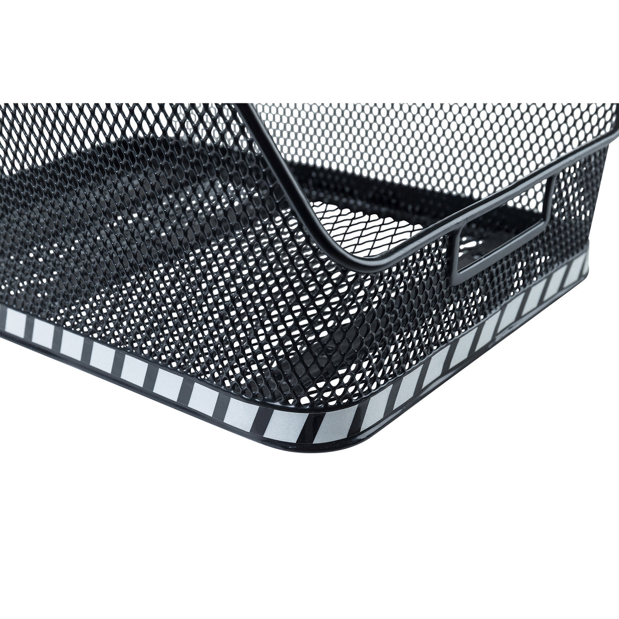 Basil Class - Schoolbag Bicycle Basket - On the Back - Black