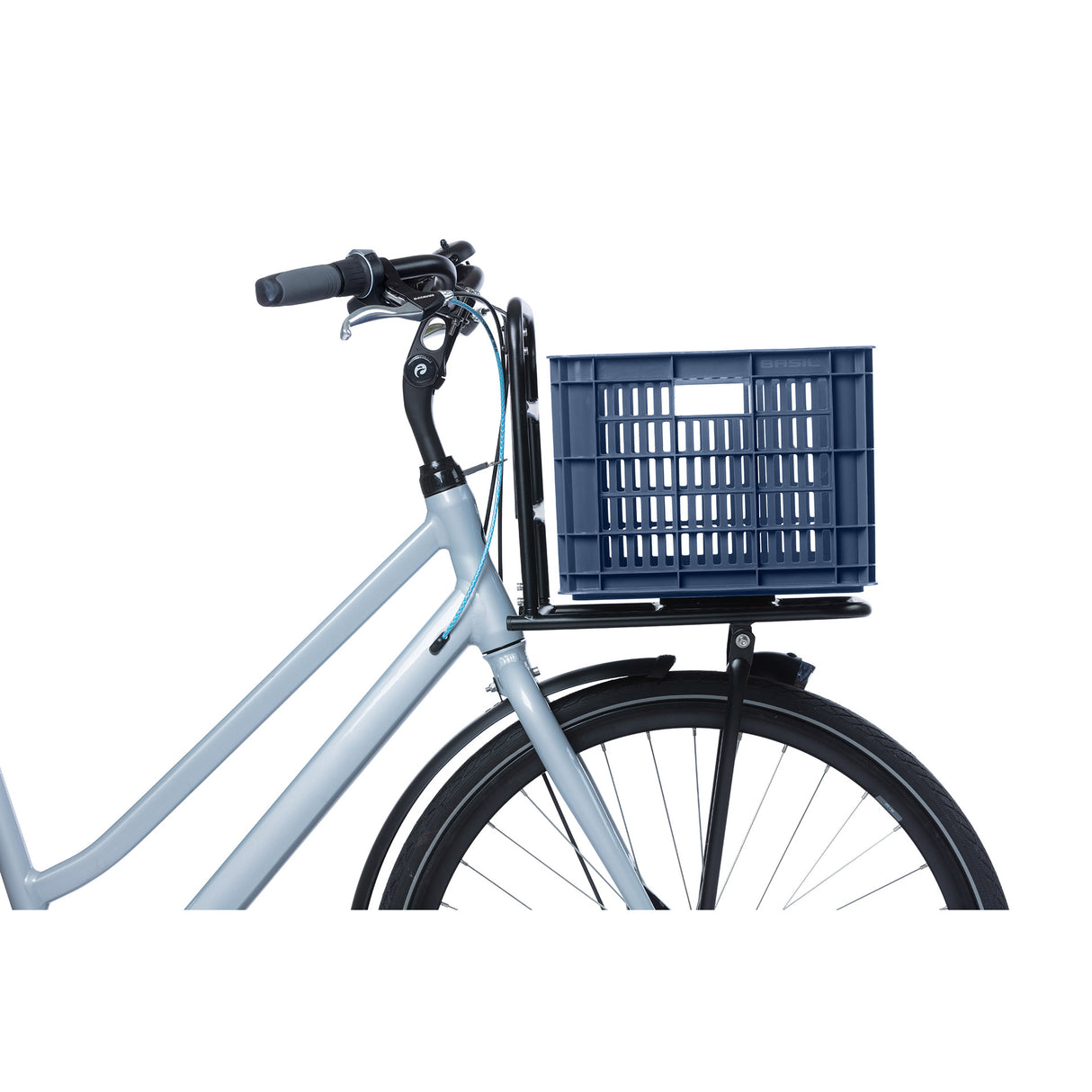 Basil Fietskrat M - Srednja - 29,5 litra - modra