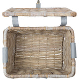 Basil Denton Bicycle Basket Gran gris