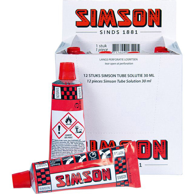 Simson Léisung grouss (12x Rouer vun 30ml)
