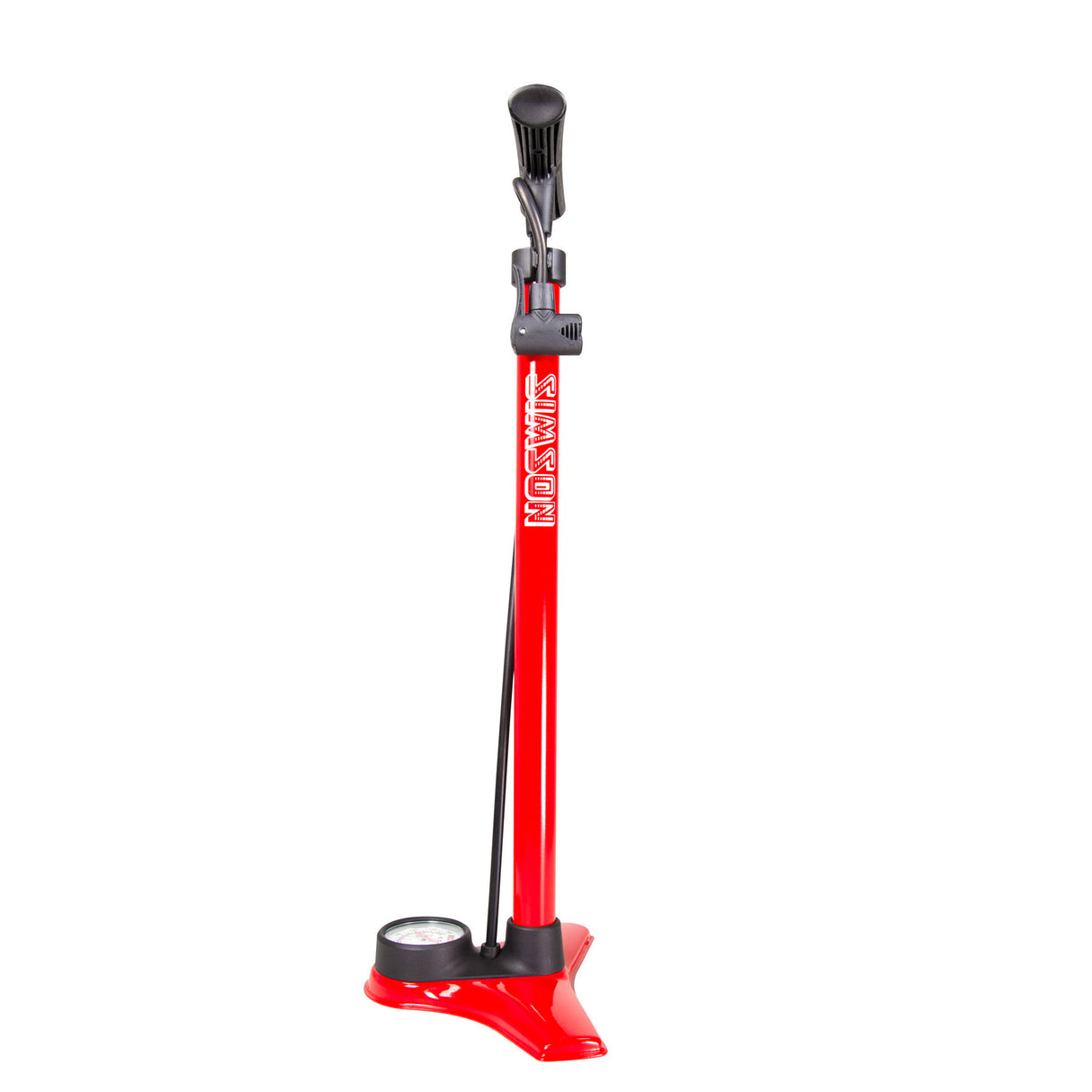Pompe à vélo excellentes haute pression 60 cm rouge