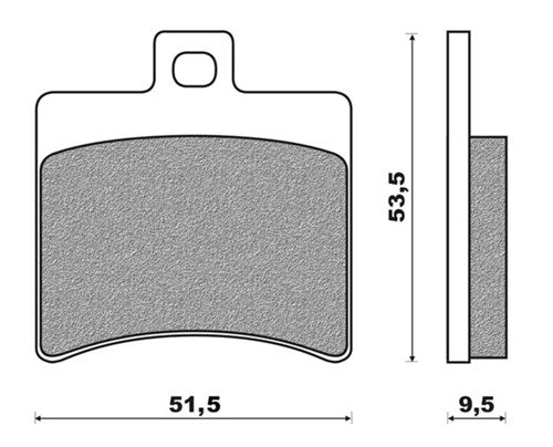 NEWFRen Discbremsblock FD0267