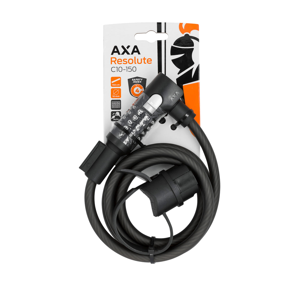 Code de verrouillage du câble AXA Résolue 150 10