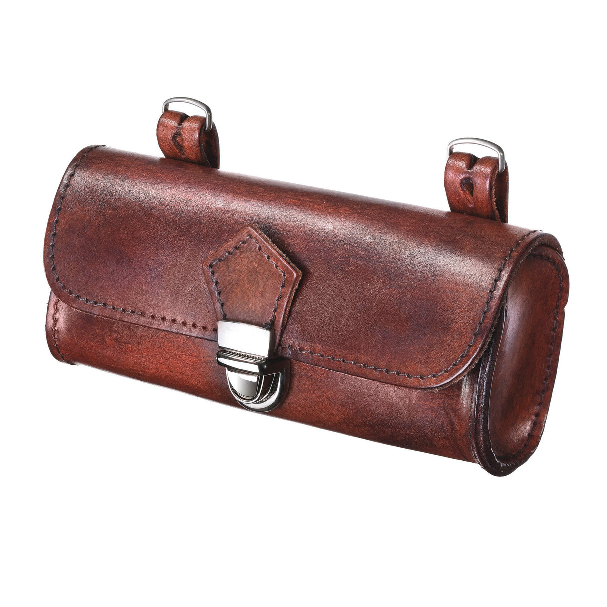 Selle Monte Grappa Monte Grappa Saddle Bag Charleston skinn mørkebrun