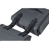 Basil Urban Dry Double Bicycle Bag - šedá, 50L