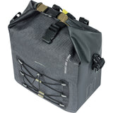 Basil Navigator Storm M - Sporty and Functional Single Bicycle Bag - Black