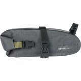 Basil Navigator Storm Saddle Bag - Compact Bicycle Bag - Unisex - Bicycle - Sort