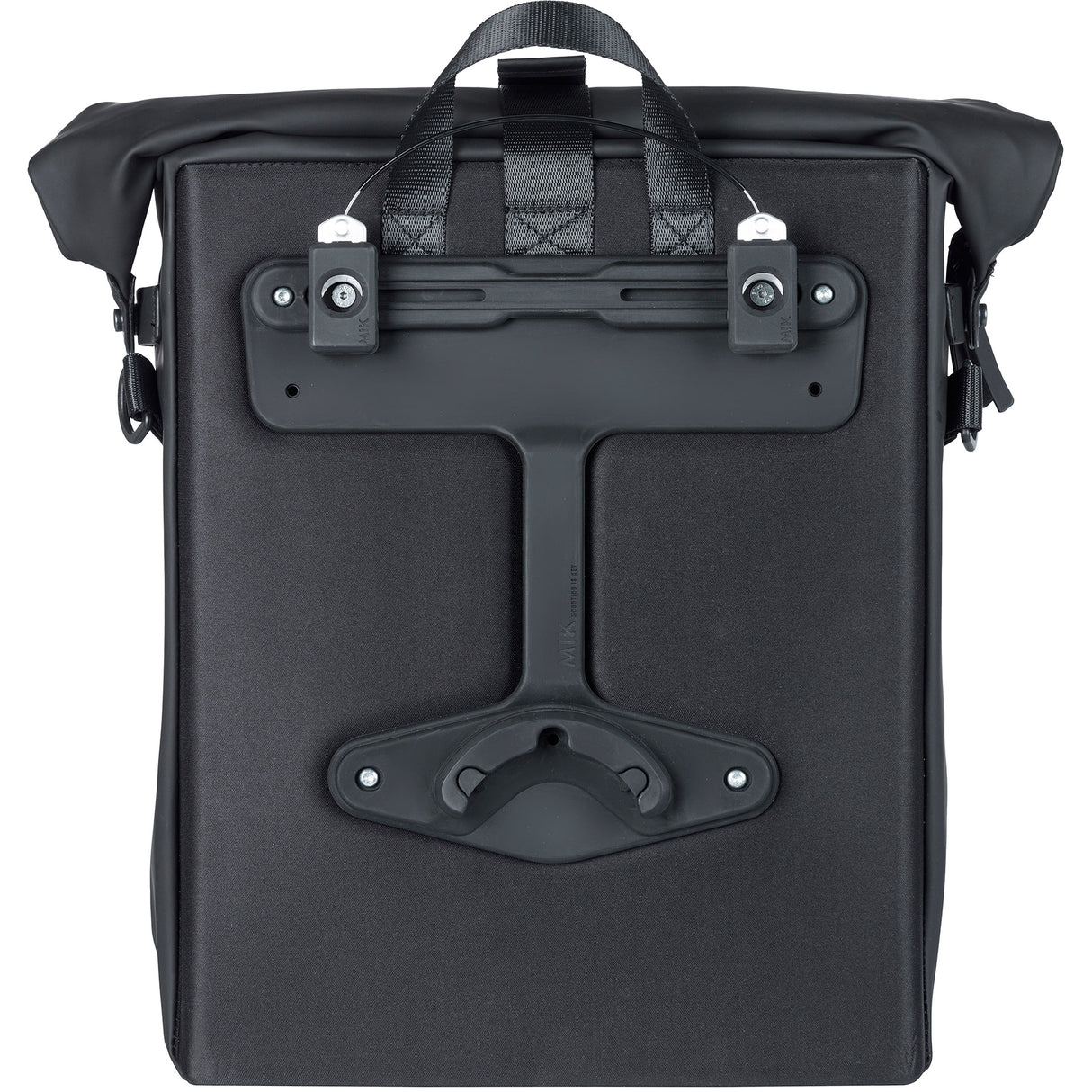 Basil Soho Mik Side Bicycle skuldertaske - sort, vandtæt, PU, ​​Nordlicht LED, 17L