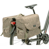Mondi Joy Double Bicycle Bag - Water -repellent Polyester - Racktime - Ivy Gray