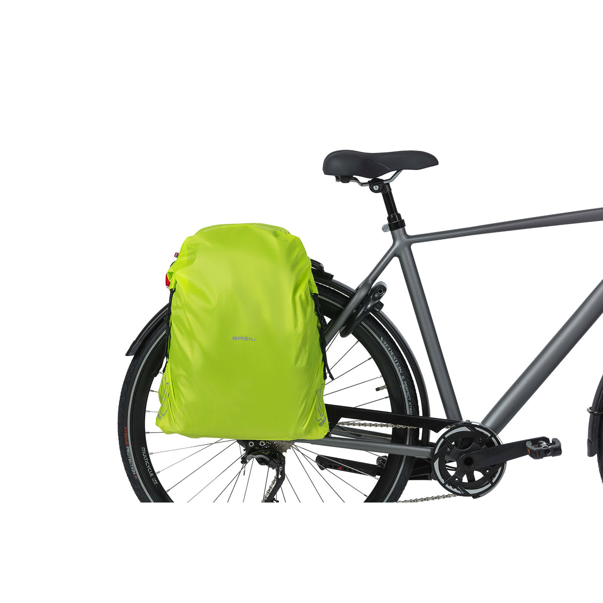 Basil Keep Dry and Clean - Rain cover - Vertical - Neon Geel
