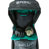 Basil City Double Bicycle Bag Mik, sort
