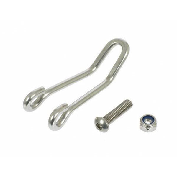 Busch Muller Bumm Hoved Lampekrog Sølvrustfrit stål Medium 45 18mm