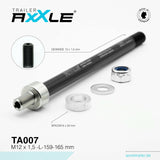 Bobike radoxx steekas voor trailer m12x1,50 159-165mm