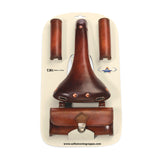Selle Monte Grappa Monte Grappa set Charleston Sporting 3-osobowy skórzany skórzany D-Bruin