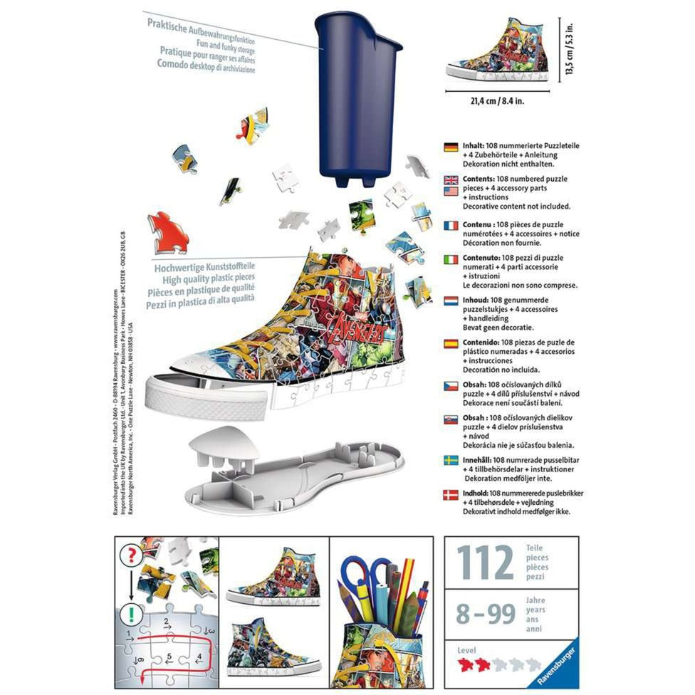 Ravensburger 3D Puzzle Sneaker Avengers