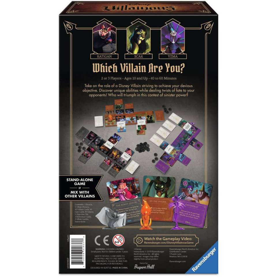 Ravensburger Villainous Expansion 2: Evil Comes Prepar