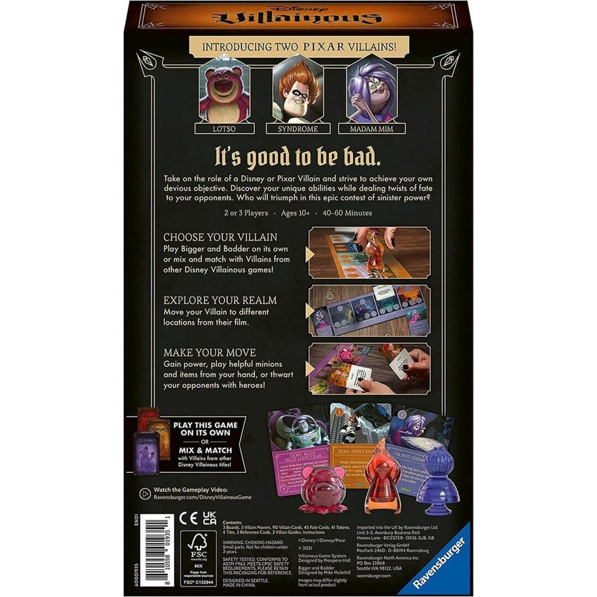 Ravensburger Villainous Expansion 5: Bigger and Badder