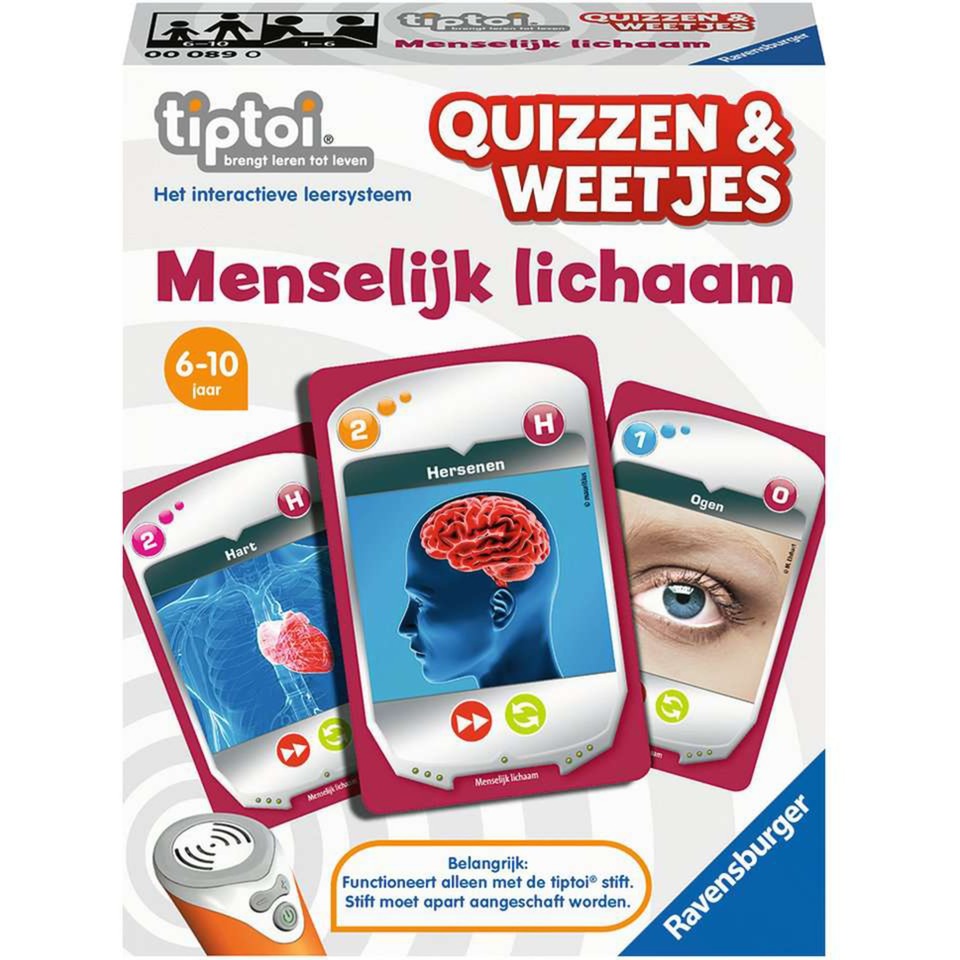 Ravensburger Tiptoi Quizzes Facts Human Body