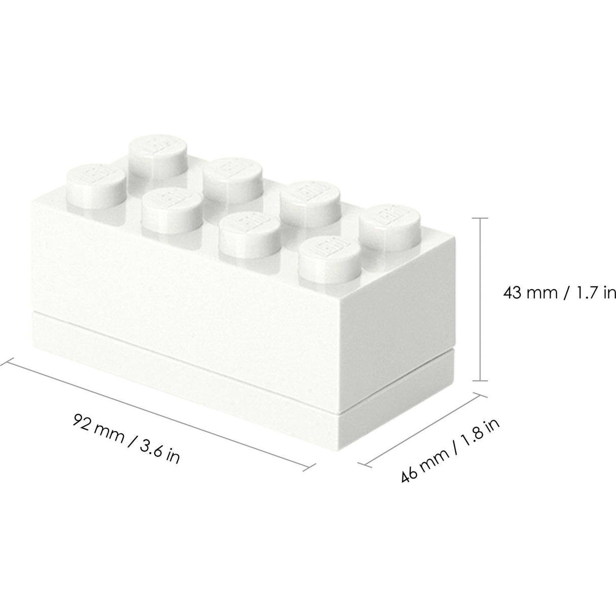 Chambre Copenhague LEGO MINI BOX 8 BLANC