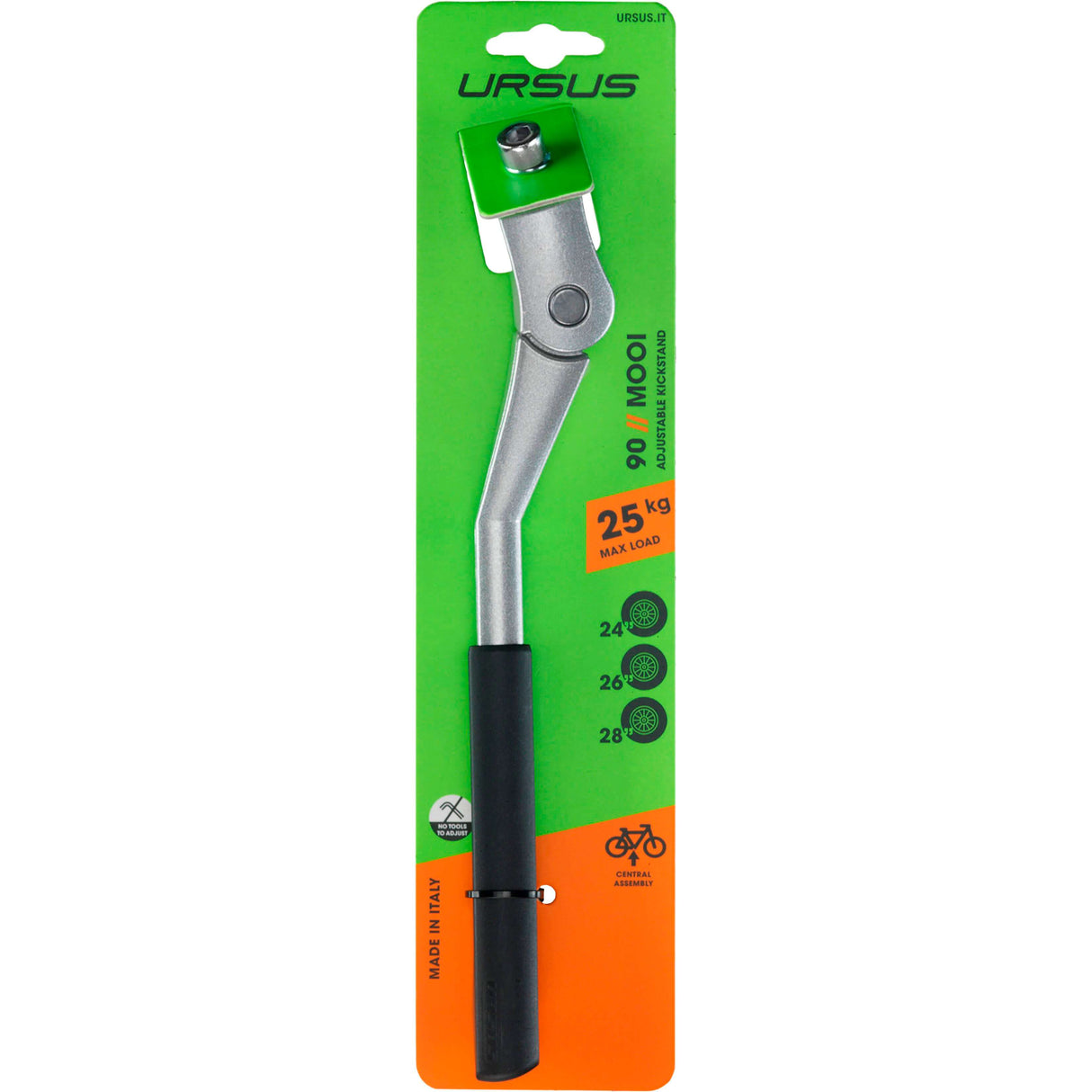 Urursus schéin wéi Standard. Sëlwer, fäerten 24-28, Max Last 25 kg (hängend Pack)