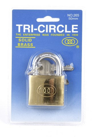 Tri -Circle Calangez 50 mm - laiton, 3 touches, support de 50 mm, orcolore