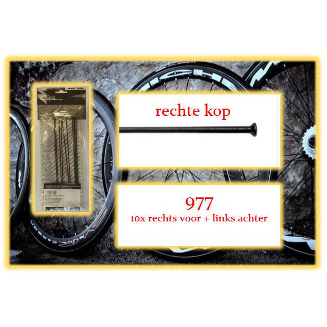 Miche Spaak+Nip. 10x RV+LA 977 Straight Head