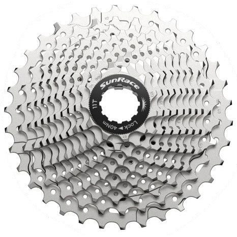 Shimano sunrace cassette csrx11 11v 11-34t zilver