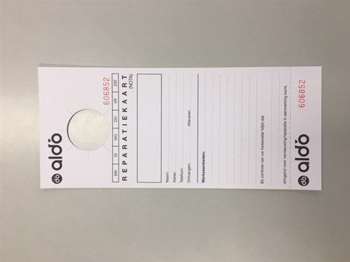 Opravné karty Aldo Pak A 250