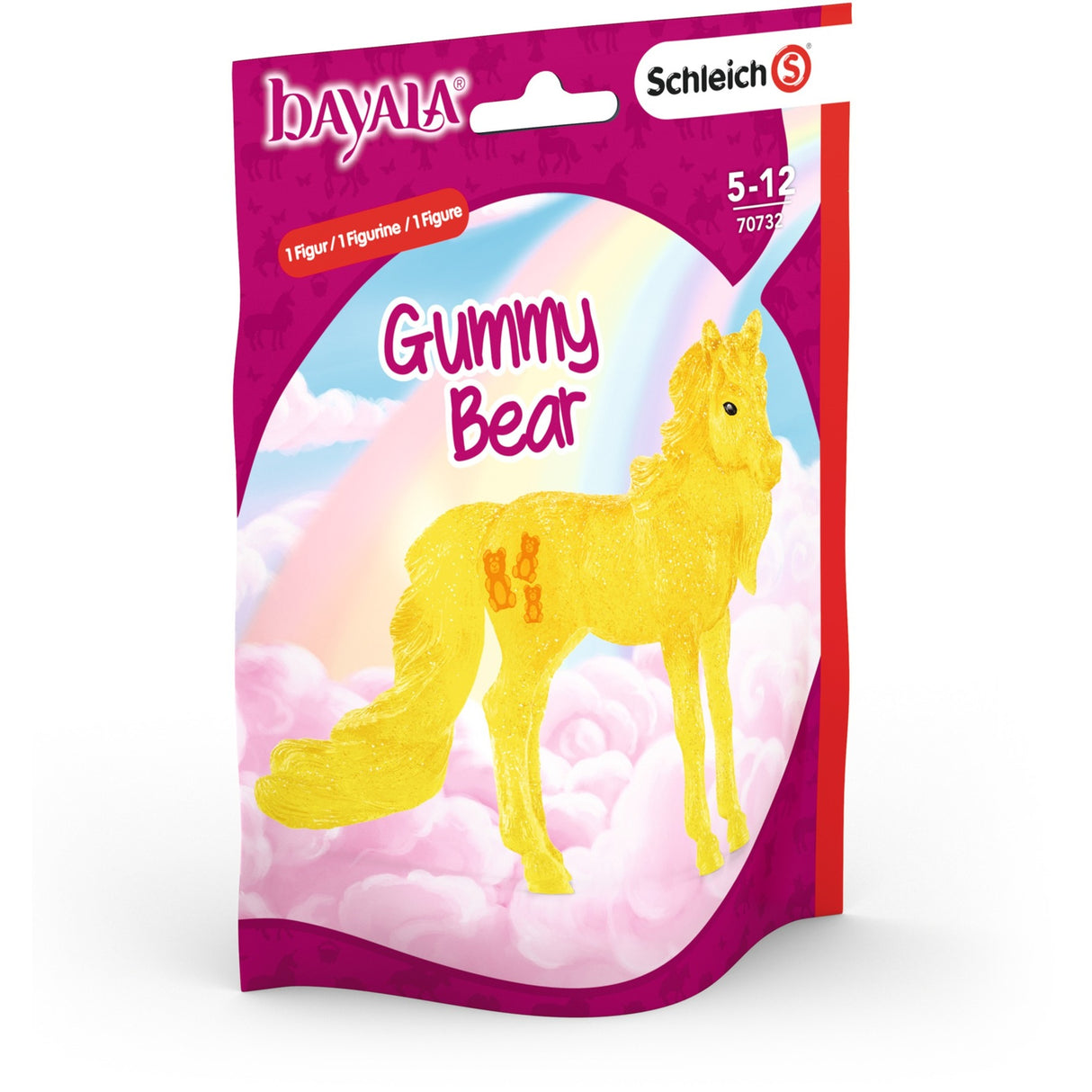 Schleich Bayala Unicorn för att samla in fruktgummi