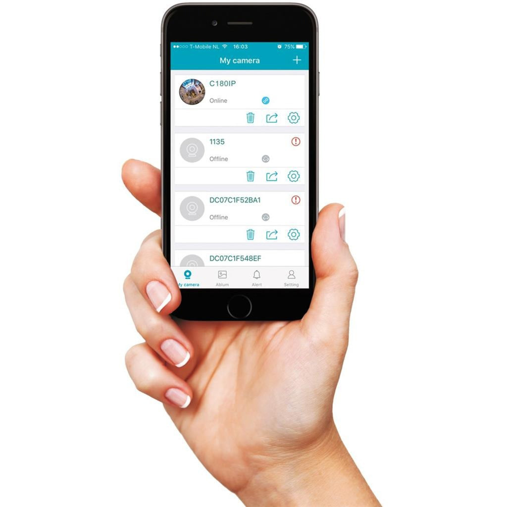 Caméra IP SmartWares C180IP 180 ° pour l'intérieur